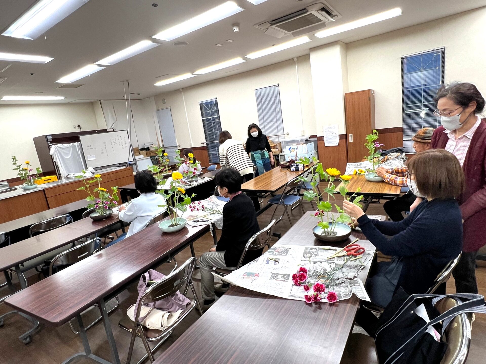 123.忙しい人の癒しの生け花教室