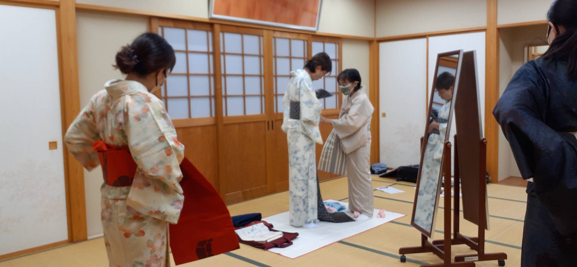 137.着物の着付け＆帯結び②