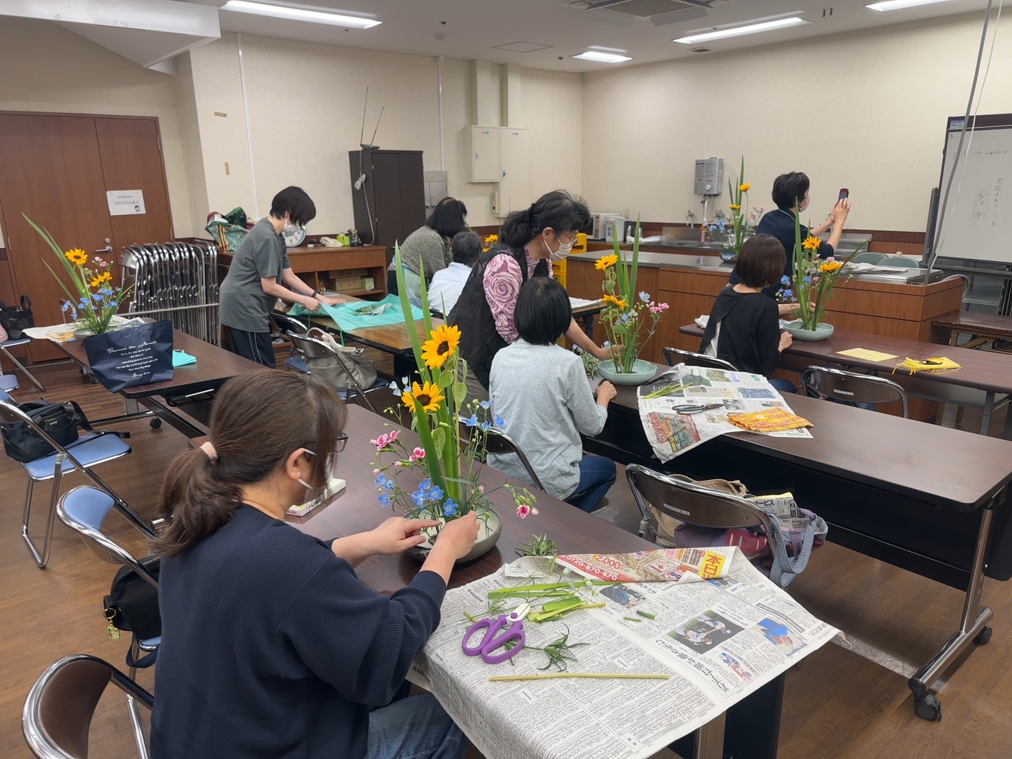 忙しい人の癒しの生け花教室
